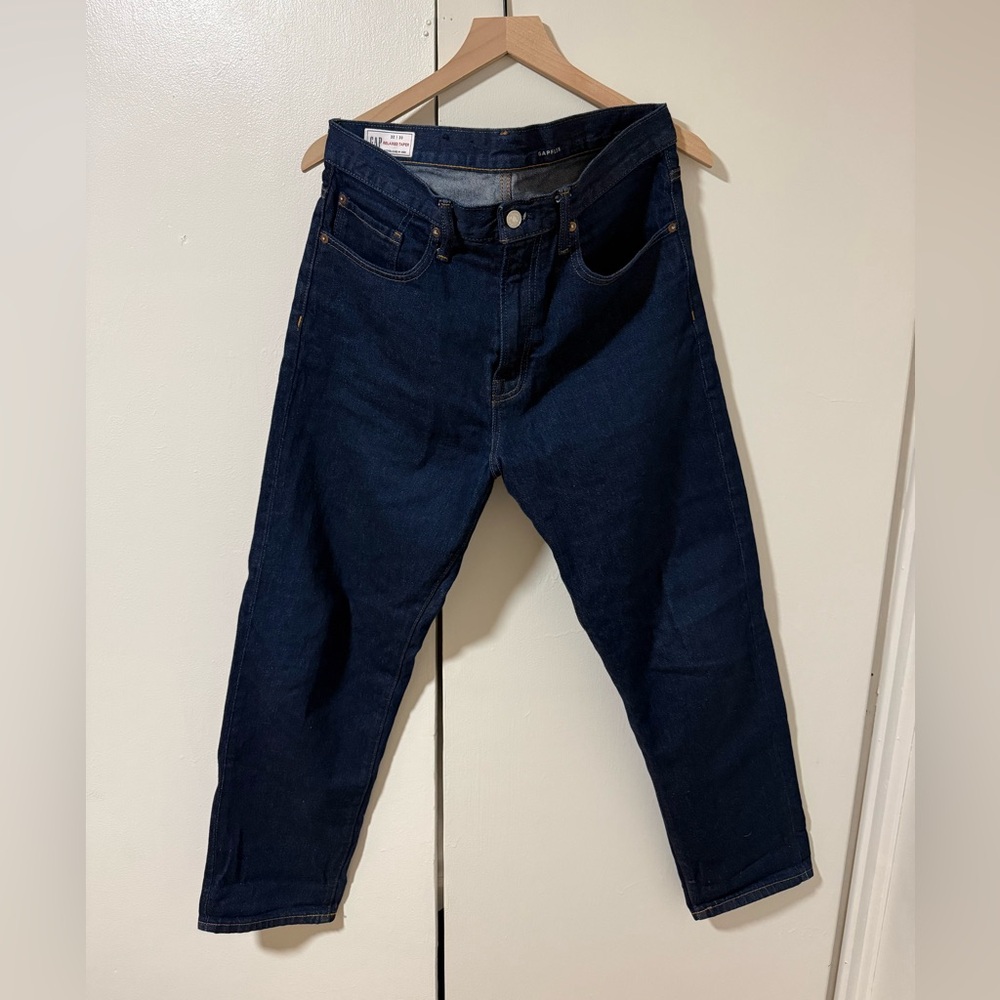 GAP Men's Slim Straight Navy Indigo Jeans